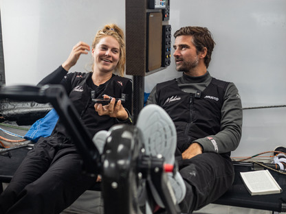 Rosalin Kuiper und Boris Herrmann