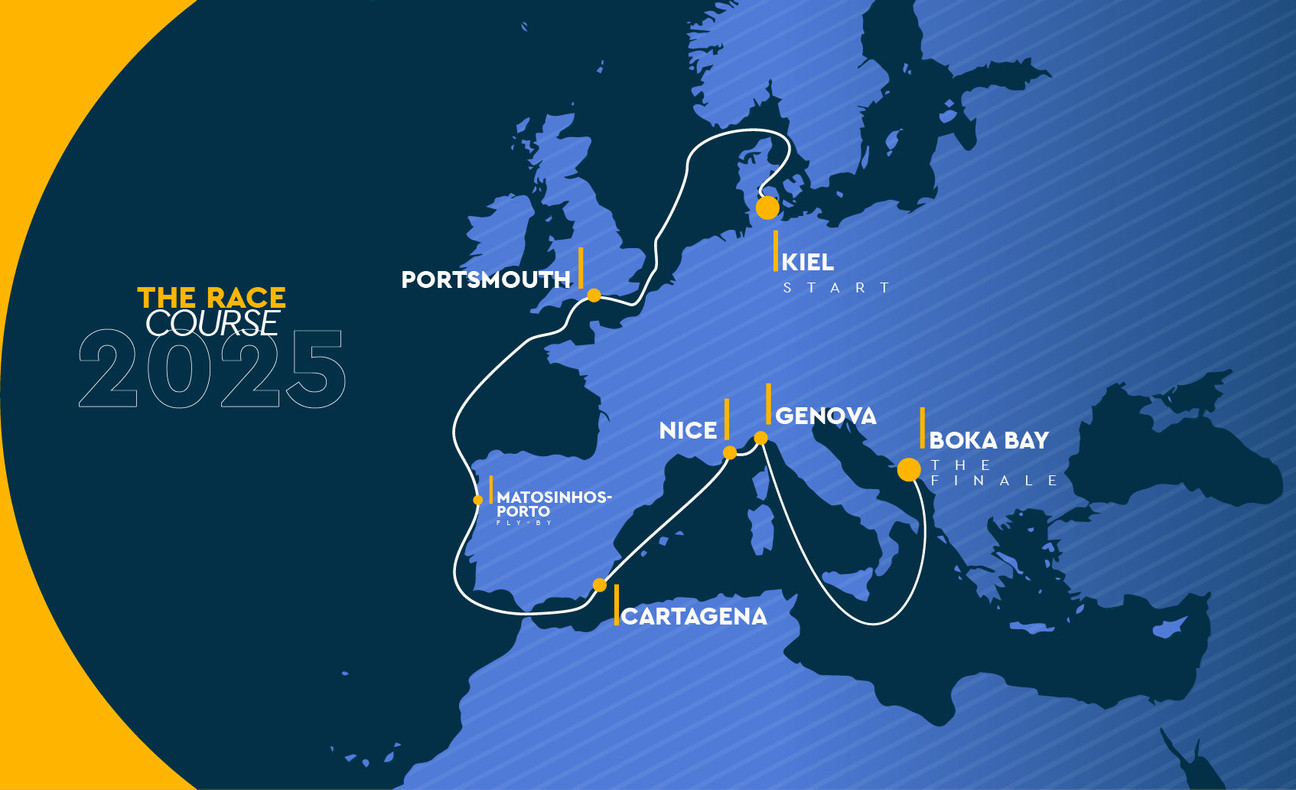 Die Route de The Ocean Race Europe